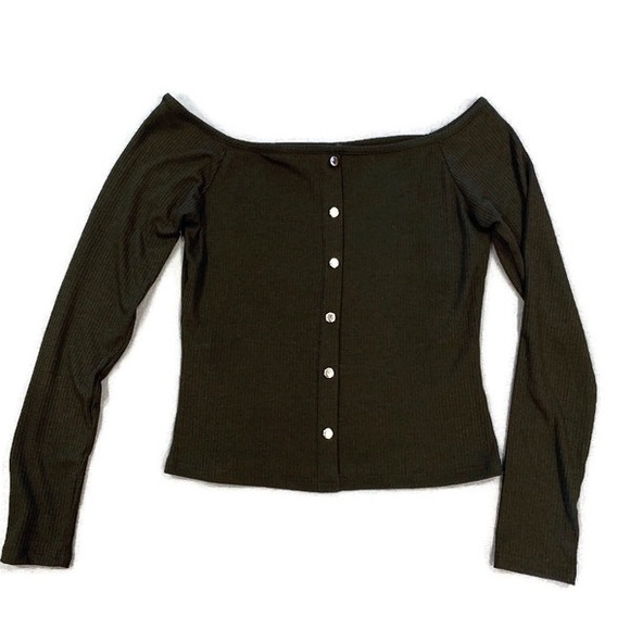 Off the shoulder long sleeve top - Picture 1 of 1